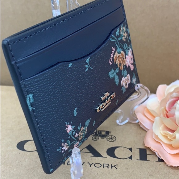 COACH Card Case imitation gold/midnight multi - Picture 3 of 16